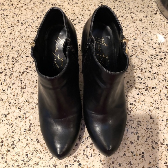 Marc Fisher Leather Ankle Boots - Picture 8 of 8